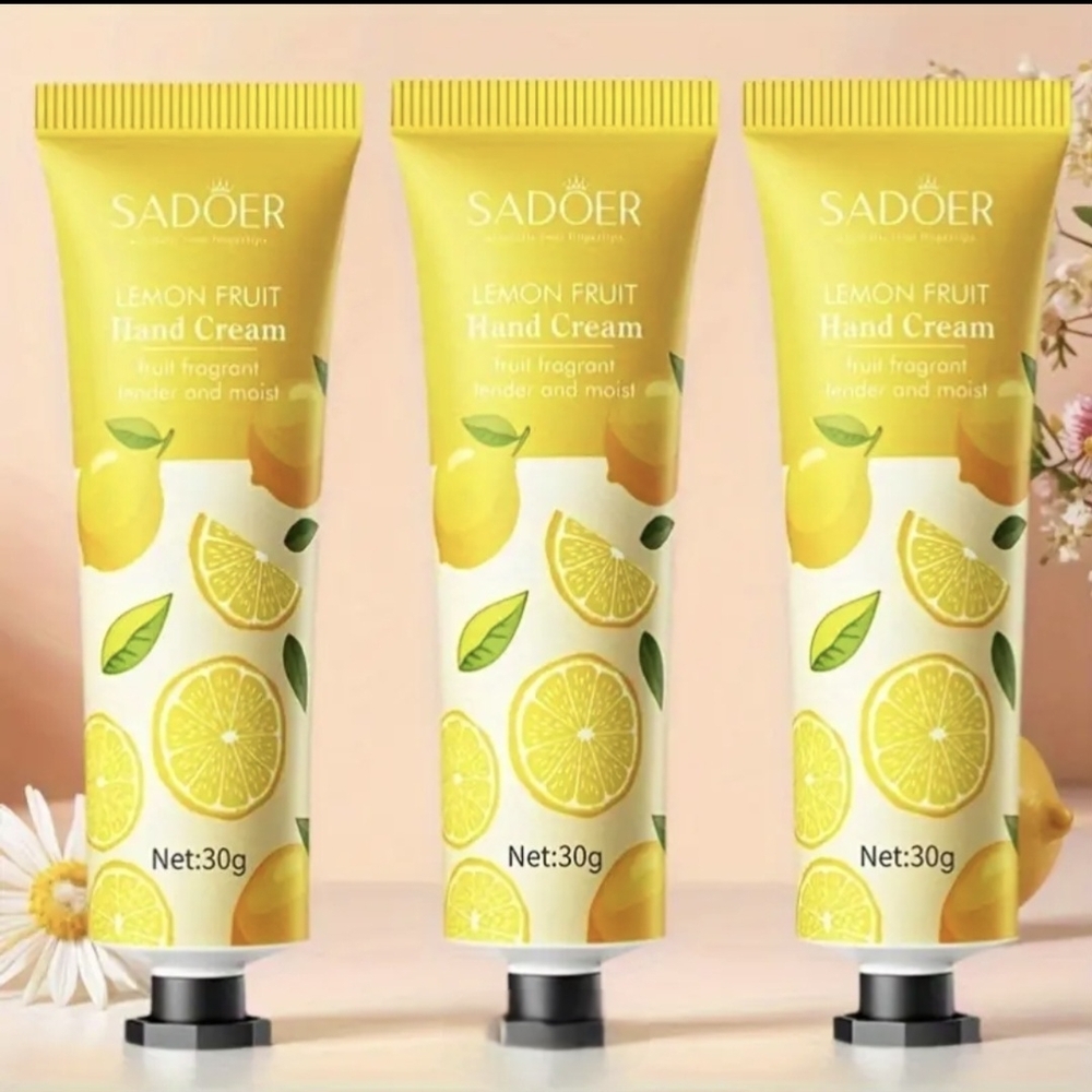 Lemon Fruit Hand Cream - Sunny Yellow